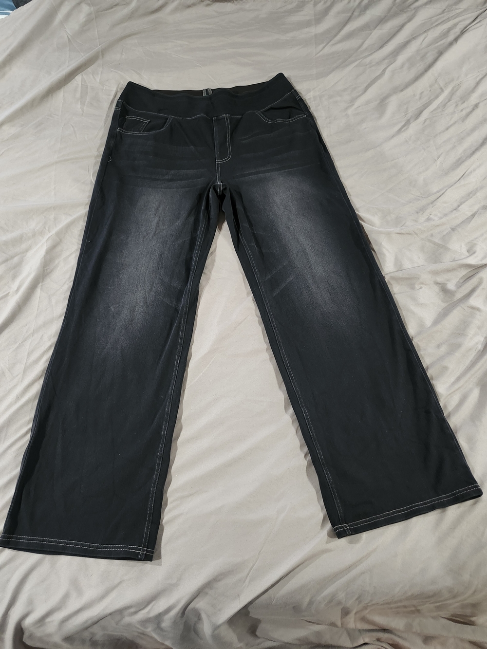 Halara Black Wide-Leg Women’s Jeans Size XL Regular New